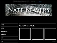 Tablet Screenshot of natebeavers.com